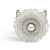 BRACCIALETTO CHANEL MANCHETTE A85987 DEFILE 2015 PLEXIGLASS E Pizzo METALLO LOGO CC Argento