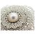 BRACCIALETTO CHANEL MANCHETTE A85987 DEFILE 2015 PLEXIGLASS E Pizzo METALLO LOGO CC Argento - vista 20