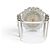 BRACCIALETTO CHANEL MANCHETTE A85987 DEFILE 2015 PLEXIGLASS E Pizzo METALLO LOGO CC Argento - vista 4