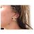 NUOVI ORECCHINI CHANEL LOGO CC & PERLE A64766 NEW GOLDEN EARRINGS D'oro - vista 11
