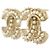 NUOVI ORECCHINI CHANEL LOGO CC & PERLE A64766 NEW GOLDEN EARRINGS D'oro - vista 2