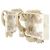 NUOVI ORECCHINI CHANEL LOGO CC & PERLE A64766 NEW GOLDEN EARRINGS D'oro - vista 4
