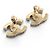 NUOVI ORECCHINI CHANEL LOGO CC & PERLE A64766 NEW GOLDEN EARRINGS D'oro - vista 5