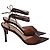 Scarpe con tacco Skye 85 in vernice marrone Gianvito Rossi