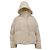 Chaqueta con capucha Groom Teddy de Maje en Fleece Ivory Blanco Crudo
