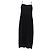 Isabel Marant Midi-Kleid mit quadratischem Ausschnitt aus schwarzem Polyester