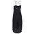 Isabel Marant Midi-Kleid mit quadratischem Ausschnitt aus schwarzem Polyester - Ansicht 4