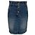 Timeless Chanel Mini-Jevenrock mit hoher Taille aus blauer Baumwolle