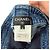 Timeless Chanel Mini-Jevenrock mit hoher Taille aus blauer Baumwolle - Ansicht 5