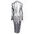 Abito midi con paillettes Nila di Veronica Beard in nylon argento - vista 3
