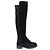 Botas altas de ante negro Stuart Weitzman