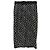 Falda midi con estampado floral Dolce & Gabbana en viscosa negra Negro
