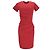 Vestido drapeado Gucci en viscosa roja