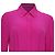 Abito camicia plissé a maniche lunghe in seta rosa Jason Wu Marrone - vista 2