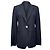 Einreihiger Blazer Weekend Max Mara aus Navy-Blauer Wolle Marineblau