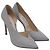 Décolleté Sophia 100 di Jimmy Choo in Silver Glitter Argento Metallico - vista 3