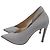 Décolleté Sophia 100 di Jimmy Choo in Silver Glitter Argento Metallico - vista 4