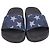 Valentino Garavani Sandali Slide Valentino Denim Stars in gomma blu Blu navy - vista 2