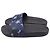 Valentino Garavani Sandali Slide Valentino Denim Stars in gomma blu Blu navy - vista 4