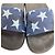 Valentino Garavani Sandali Slide Valentino Denim Stars in gomma blu Blu navy - vista 8