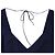 Abito maxi plissé Emilio Pucci in seta blu navy - vista 4
