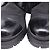 Stivaletti con lacci Prada Re-Nylon Metal Triangle in pelle nera Nero - vista 7