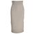 Falda midi Burberry London en poliéster blanco Crudo