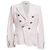 Balmain Double-Breasted Blazer in Light Pink Viscose