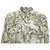 Camicia Brunello Cucinelli Herbarium in seta verde Stampa python - vista 3