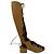 Sandali gladiatore con lacci Babies Tall di Saint Laurent in scamosciato beige