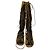 Sandali gladiatore con lacci Babies Tall di Saint Laurent in scamosciato beige - vista 2