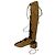 Sandali gladiatore con lacci Babies Tall di Saint Laurent in scamosciato beige - vista 6