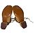 Sandali gladiatore con lacci Babies Tall di Saint Laurent in scamosciato beige - vista 7