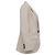 Blazer Tilia a righe con un bottone Vanessa Bruno in lino ecru Bianco Crudo - vista 3