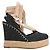 Décolleté con zeppa espadrilles Ralph Lauren Collection in cotone nero