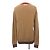 Suéter de lana camel con rayas Web Gucci Castaño - vista 2