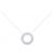 Tiffany & Co Collana Tiffany T Circle in oro bianco 18K