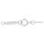 Tiffany & Co Collana Tiffany T Circle in oro bianco 18K - vista 5