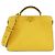 Borsa Fendi Selleria Peekaboo I.C.U. Small Giallo