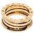 Bulgari Anello Bvlgari B-zero1 3-Band in oro rosa 18K e diamanti - vista 4