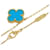Van Cleef & Arpels Vintage Alhambra Turquoise Necklace  - view 2