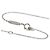 Collana Tiffany & Co. T Smile Mini con diamante - vista 3