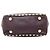 Borsa 2-Way con borchie Valentino Marrone scuro - vista 4