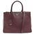 Prada Bordeaux Saffiano Leder 2-Way Tote Bag