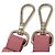 Borsa a 2 vie con motivo floreale Prada Rosa - vista 11