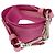 Borsa a 2 vie con motivo floreale Prada Rosa - vista 8