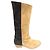 Autre Marque Camper x Bernhard Willhelm Two-Tone Suede Boots Black Beige
