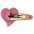 Fermaglio per capelli Gucci con cristalli rosa intrecciati - vista 3