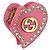 Clip per capelli Gucci rosa con cristalli intrecciati - vista 3