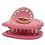Clip per capelli Gucci rosa con cristalli intrecciati - vista 6